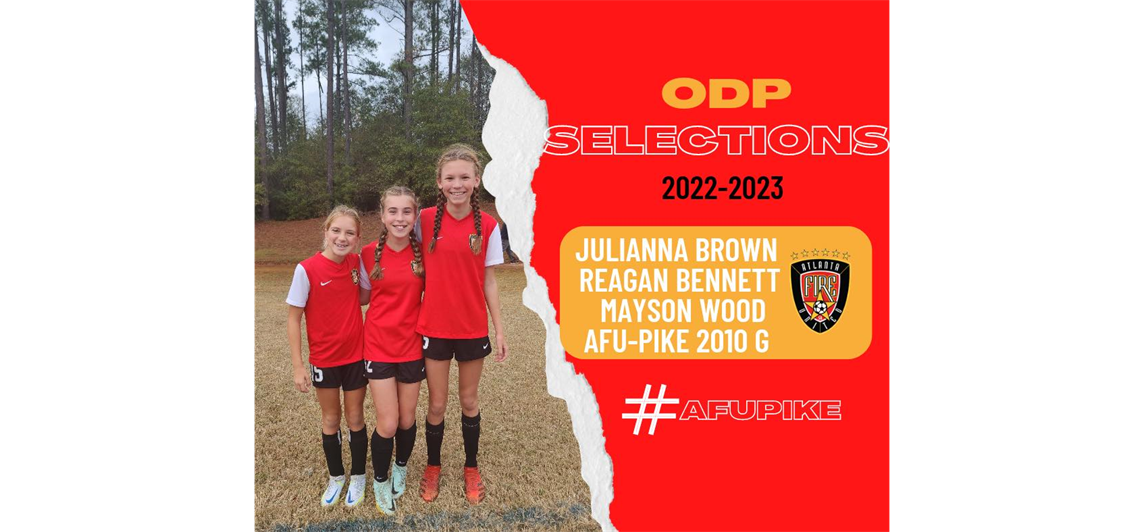 THREE AFU PIKE PLAYERS CHOSEN FOR ODP!